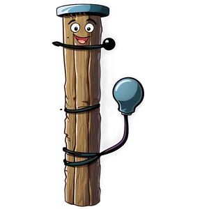 Cartoon Telephone Pole Png Uua PNG Image