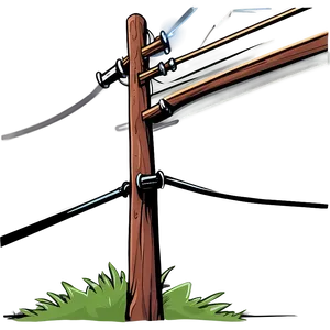 Cartoon Telephone Pole Png Xyf18 PNG Image