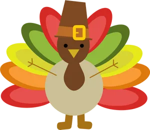 Cartoon Thanksgiving Turkey Illustration PNG Image