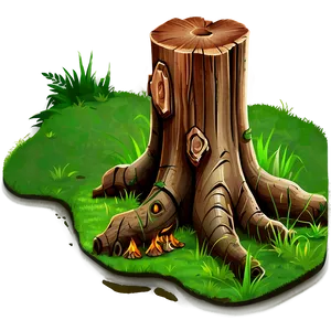 Cartoon Tree Stump Png Boy51 PNG Image