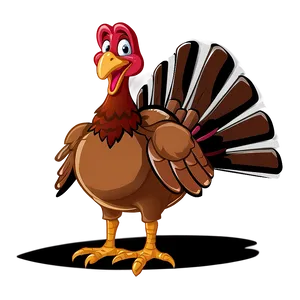 Cartoon Turkey A PNG Image