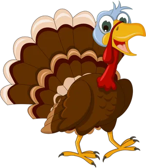 Cartoon Turkey Illustration PNG Image