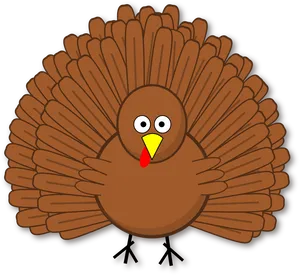 Cartoon Turkey Illustration PNG Image