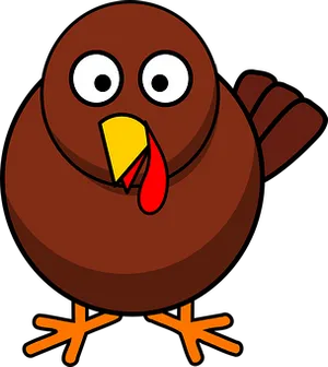 Cartoon Turkey Illustration PNG Image