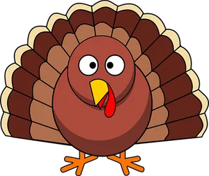 Cartoon Turkey Illustration PNG Image