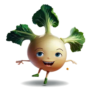 Cartoon Turnip Png 06252024 PNG Image