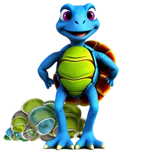 Cartoon Turtle Character Png Vlm PNG Image