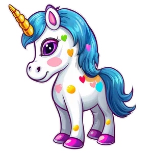 Cartoon Unicorn Clipart Png Eau PNG Image