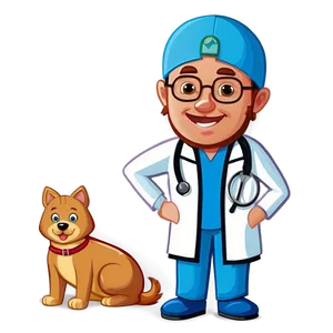 Cartoon Veterinarian Doctor Png Cgy96 PNG Image