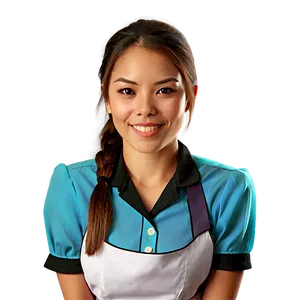 Cartoon Waitress Png Kux27 PNG Image