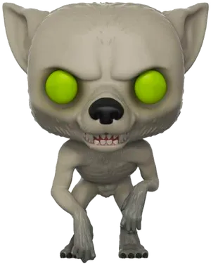 Cartoon Werewolf Figure PNG Image