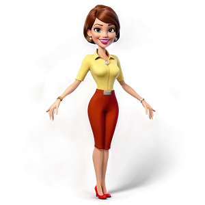 Cartoon Wifey Character Png Cee12 PNG Image