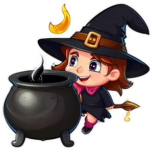 Cartoon Witch Cauldron Png 14 PNG Image