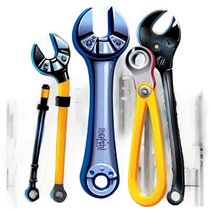 Cartoon Wrench Png Kep PNG Image