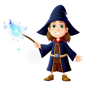 Cartoon Young Wizard Png 93 PNG Image