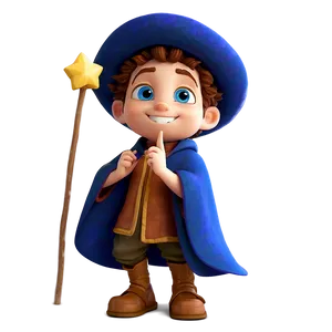 Cartoon Young Wizard Png Rak PNG Image