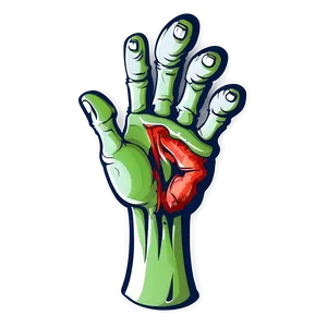 Cartoon Zombie Hand Png Lpi PNG Image