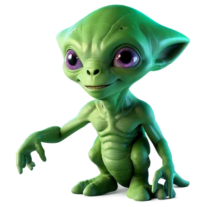 Cartoonish Cute Alien Png 06292024 PNG Image