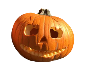 Carved Halloween Pumpkin Jack O Lantern PNG Image