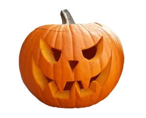 Carved Halloween Pumpkin.png PNG Image