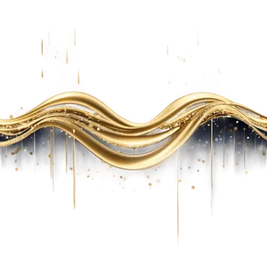 Cascading Gold Sparkle Waves Png Pgs PNG Image