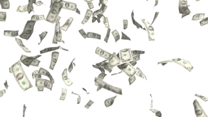 Cash Rain Chaos PNG Image