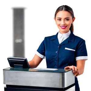 Cashier In Uniform Png 06292024 PNG Image