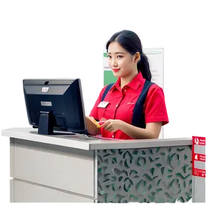 Cashier On Duty Png 06292024 PNG Image