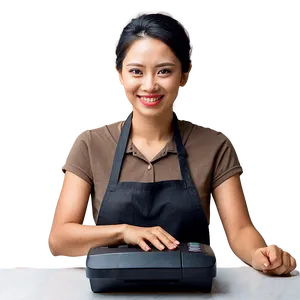 Cashier Serving Customer Png Pxg6 PNG Image