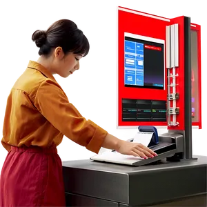 Cashier With Scanner Png 78 PNG Image