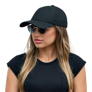 Casual Black Cap Look Png 77 PNG Image