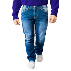 Casual Blue Denim Pants Png Lxo PNG Image