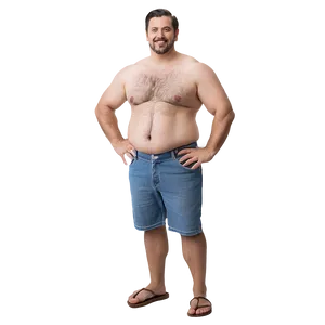 Casual Dad Bod Style Png Vae14 PNG Image