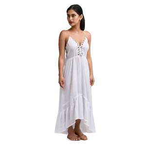 Casual White Sundress Png 77 PNG Image