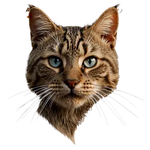 Cat Face With Whiskers Png Ebm91 PNG Image