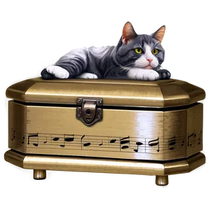 Cat Music Box Png 41 PNG Image