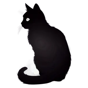 Cat Silhouette Clipart Png Eaw22 PNG Image