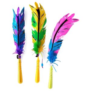 Cat Toy With Feathers Png Njl41 PNG Image