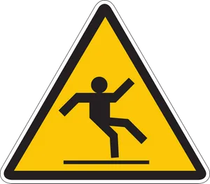 Caution_ Slippery_ Surface_ Sign PNG Image