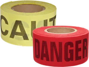 Cautionand Danger Safety Tape PNG Image