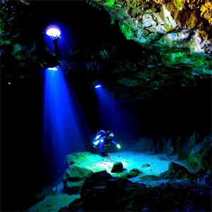 Cave Diving Exploration PNG Txg PNG
