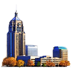 Cedar Rapids Cityscape Png Axv12 PNG Image