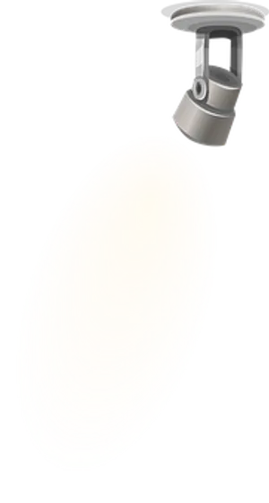 Ceiling Spotlight Illumination PNG