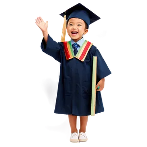 Celebratory Kindergarten Graduation Kids Png 06282024 PNG Image