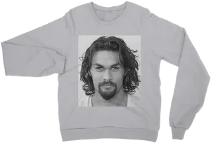 Celebrity Printed Sweatshirt PNG Image