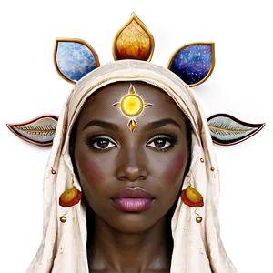 Celestial Goddess Graphic Png Jgy7 PNG Image