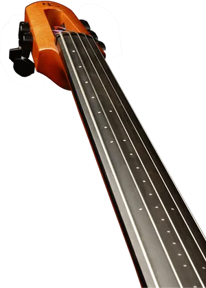 Cello Neckand Strings Up Close PNG Image