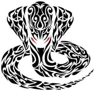 Celtic Knotwork Snake Tattoo Design PNG Image