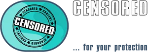 Censored Content Stamp PNG Image