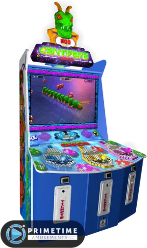 Centipede Chaos Arcade Machine PNG Image